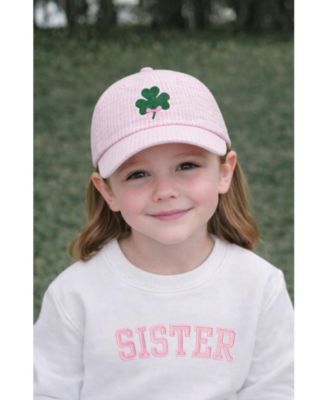  Girls' Shamrock Bow Baseball Hat