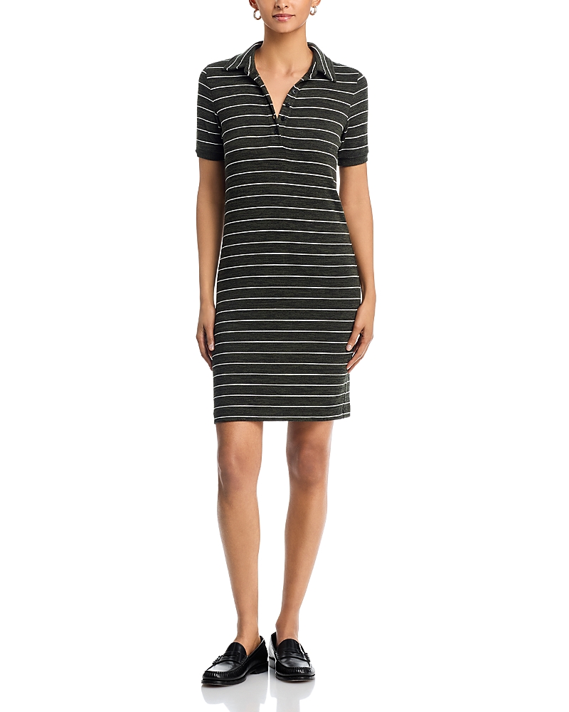 rag & bone The Knit Stripe Polo Mini Dress