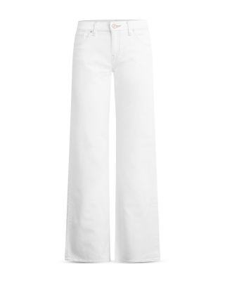 Kelli Low Rise Loose Straight Jeans in White