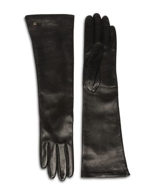 Afidee Long Napa Leather Gloves