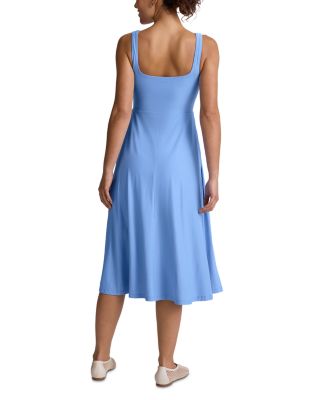 Featherweight At The Ready Square Neck Dress