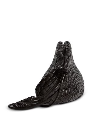 Small Intrecciato Leather Clutch