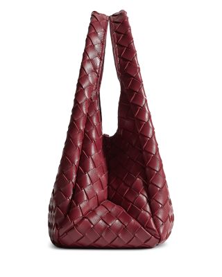 Campana Small Intrecciato Leather Shoulder Bag