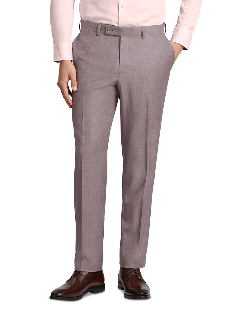 Ted Baker Winter Modern Fit Sharkskin Mauve Suit Pants