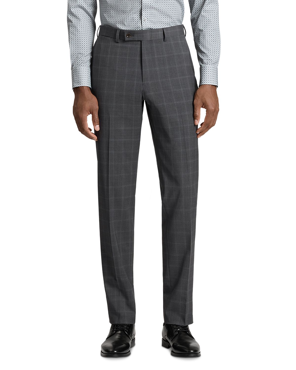 Ted Baker Modern Fit Windowpane Plaid Suit Pants