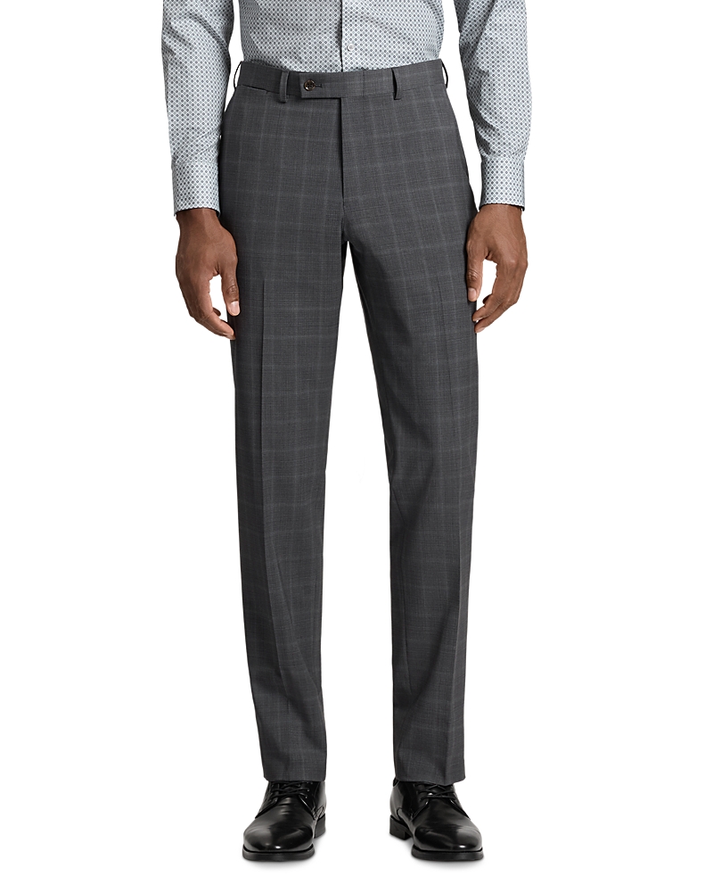 Ted Baker Modern Fit Windowpane Plaid Suit Pants
