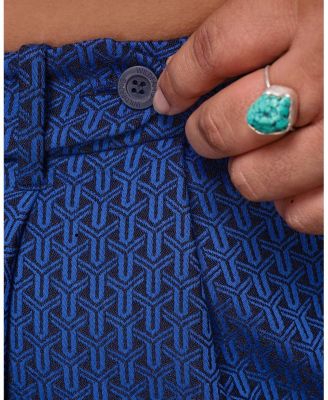 Plus The Empower Jacquard Wide Leg Trouser