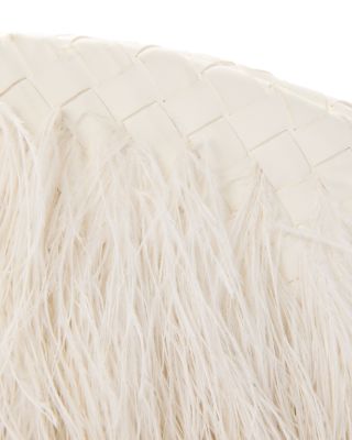 Vongola Ostrich Feather Clutch