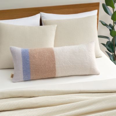 Simona Faux Mohair Decorative Pillow, 14" x 36"