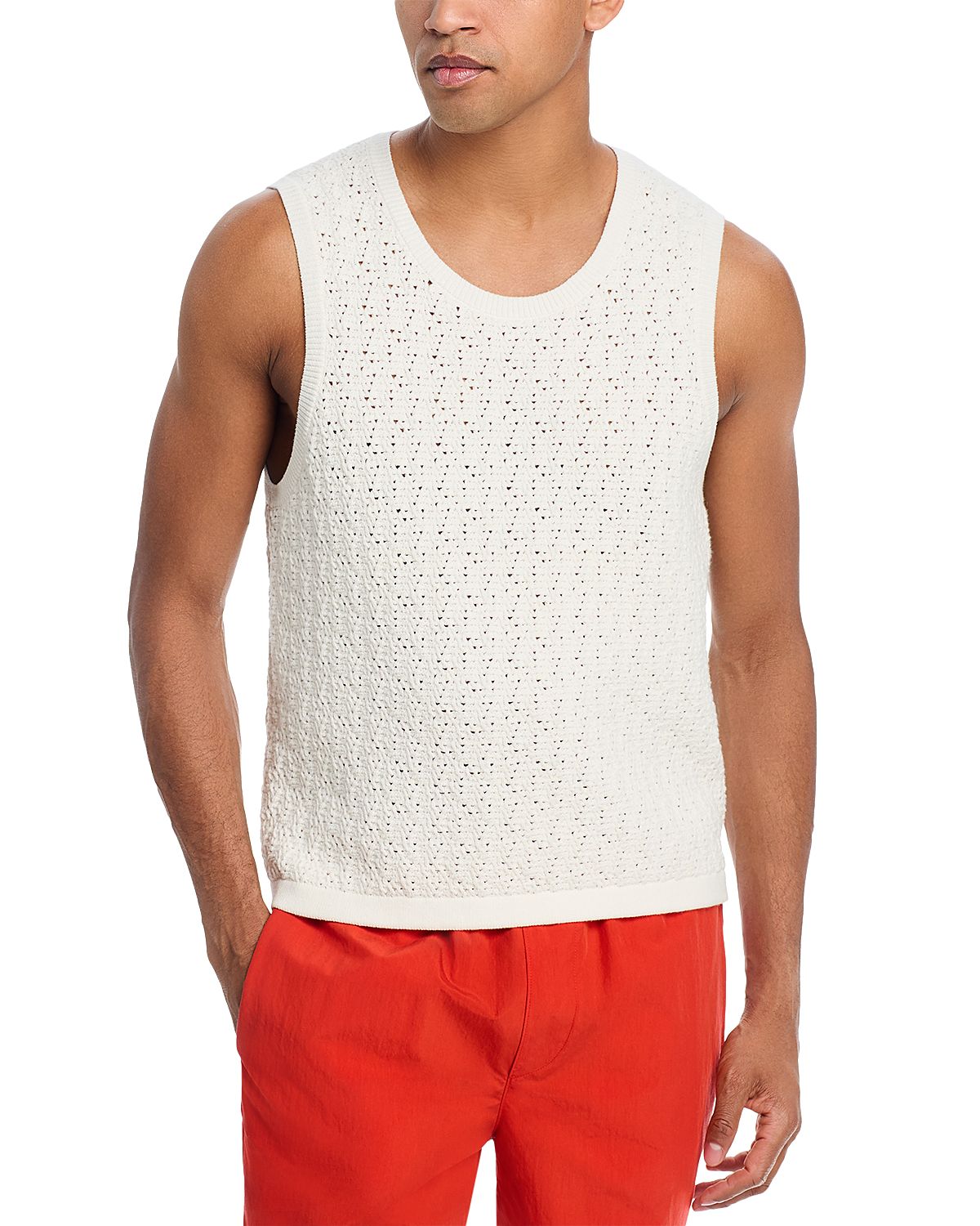 Frame Open Stitch Tank
