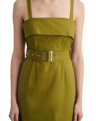 Theodora Belted Midi Dress