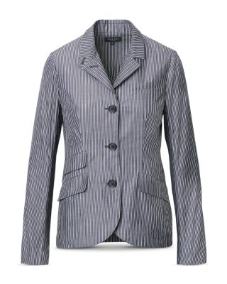Jennie Poplin Stripe Blazer