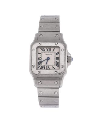  Santos de Cartier Galbee Quartz Watch in Stainless Steel 24mm