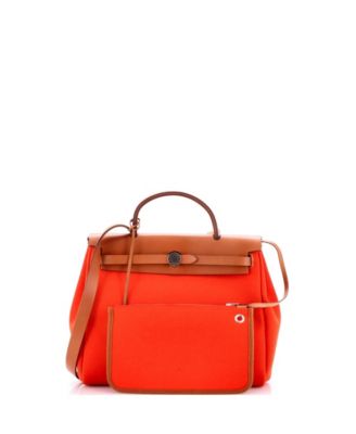 31 Herbag Zip Leather and Toile