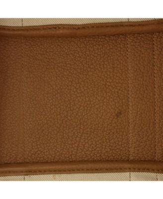 30 Garden Party Tote Toile and Leather