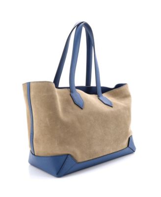 36 Maxibox Cabas Doblis Suede with Epsom