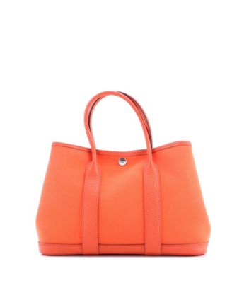 30 Garden Party Tote Toile and Leather