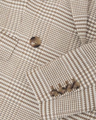 Petite Maxwell Double Breasted Check Blazer