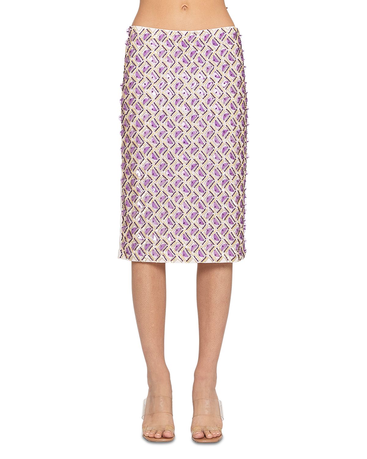 DES_PHEMMES Classic Longuette Skirt