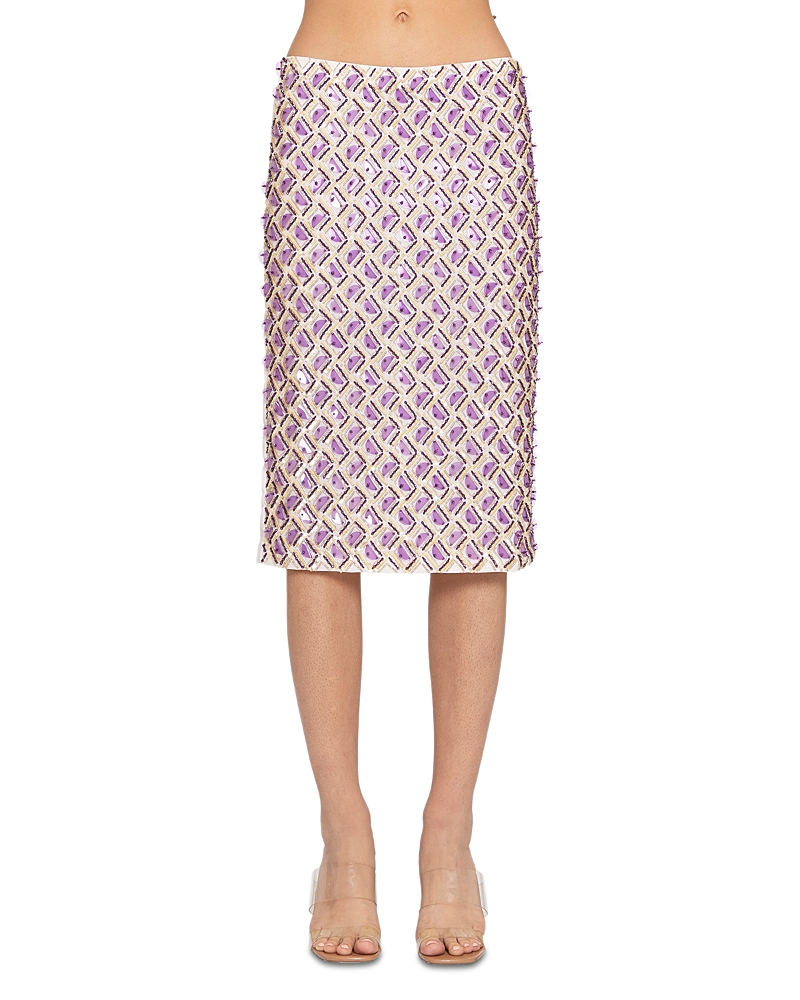 DES_PHEMMES Classic Longuette Skirt