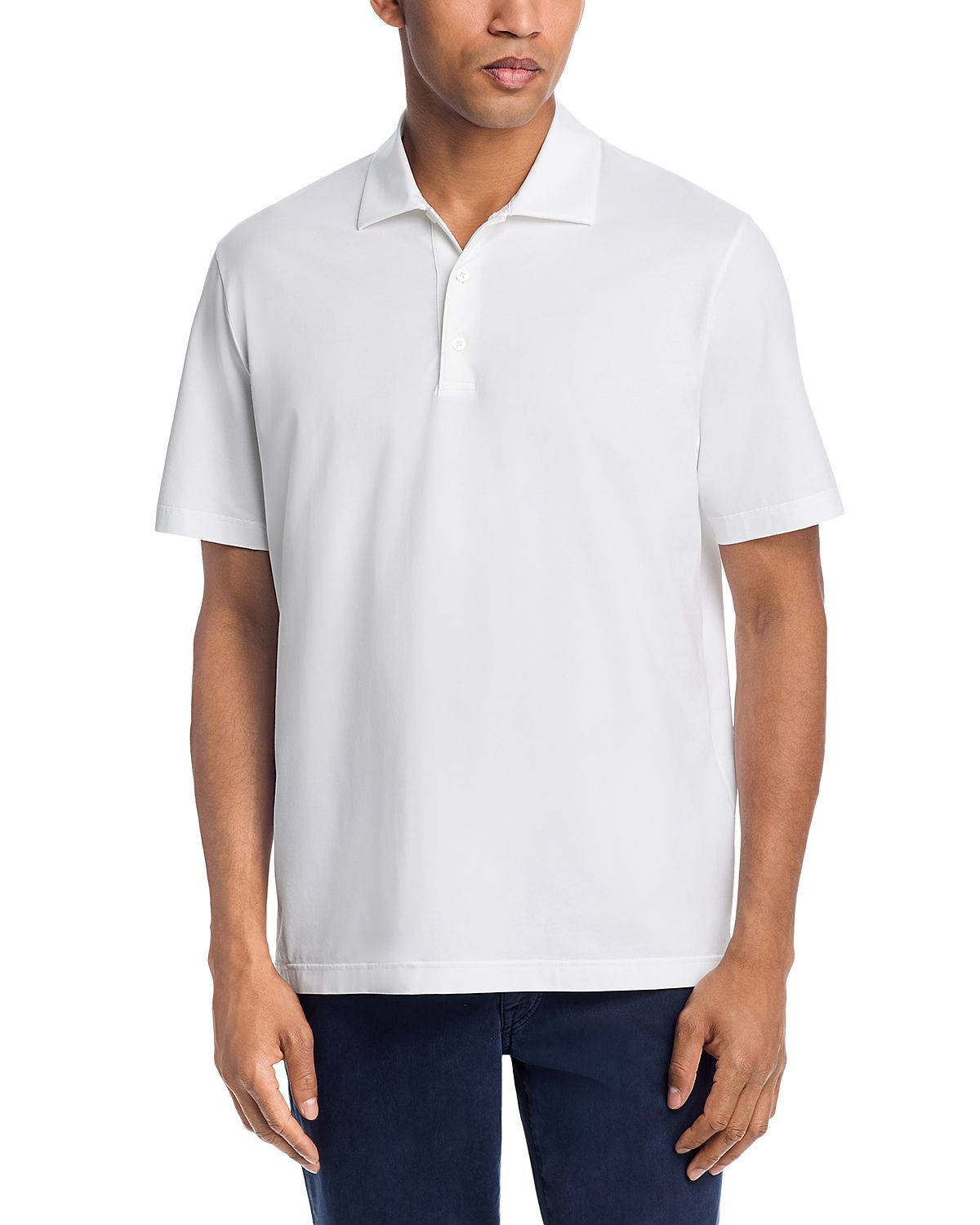 Herno Cotton Stretch Short Sleeve Polo