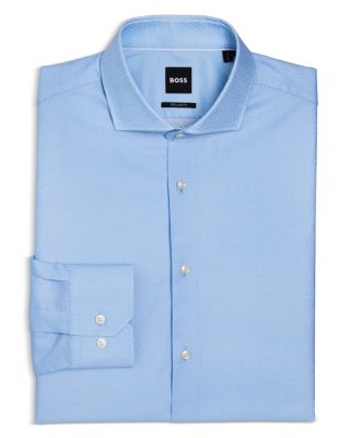 Joe Tonal Textured Dot Regular Fit Dress Shirt