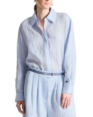 Lanette Pinstriped Blouse