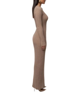 First Class Ribbed Maxi Dress