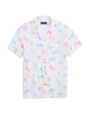Relaxed Fit Beach Graphic Shirt