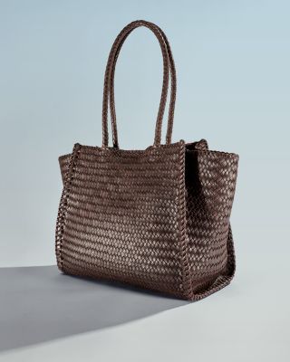 Lexington Woven Leather Tote Bag