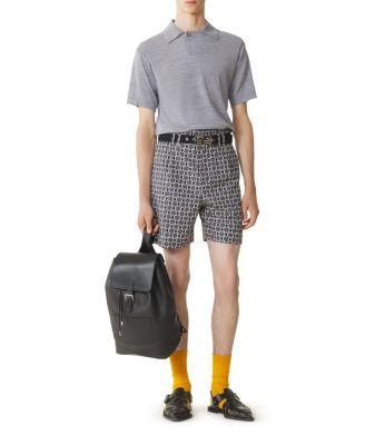 Printed Cotton Shorts