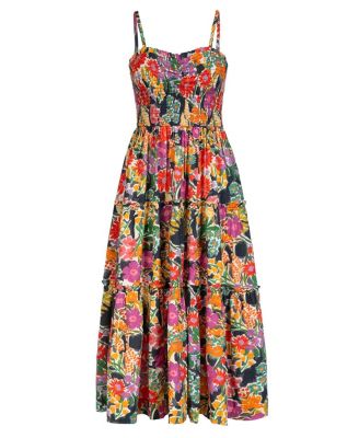 Cecilia Smocked Tiered Maxi Dress