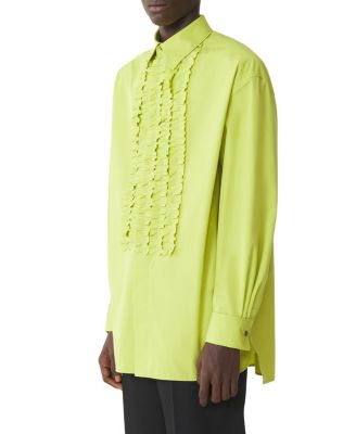 Cotton Poplin Bib Front Shirt