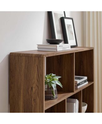 Transmit 7 Shelf Wood Grain Bookcase