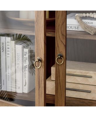 Tessa Tall Arched Storage Display Cabinet