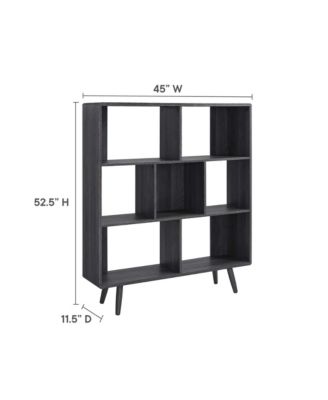 Transmit 7 Shelf Wood Grain Bookcase