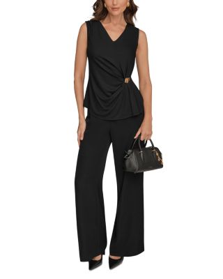 V Neck Sleeveless Top