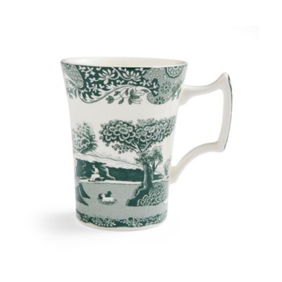 Heritage Green Italian Cottage Mug, Set of 4