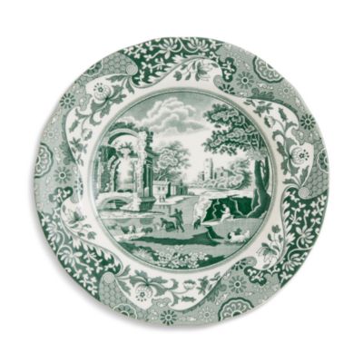 Heritage Green Italian Bread and Butter Plate, Set of 4