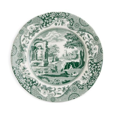 Heritage Green Italian Salad Plate, Set of 4
