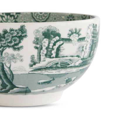 Heritage Green Italian Small Bowl, Set of 4