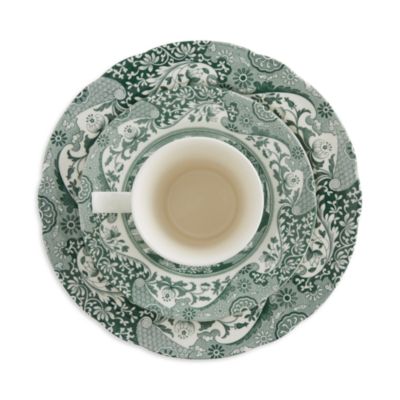 Heritage Green Italian 12-Piece Dinnerware Set, Service for 4