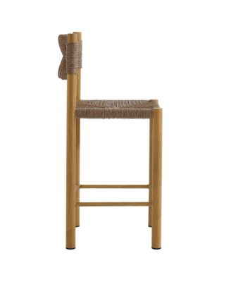 Parkland Outdoor Patio Rattan and Aluminum Counter Stools, Set of 2