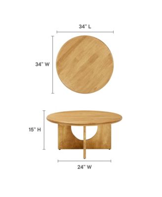 Rivian Round 34" Coffee Table