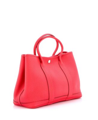 30 Garden Party Tote Leather