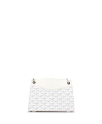  Mini Structured Rouette Chain Shoulder Bag Coated Canvas