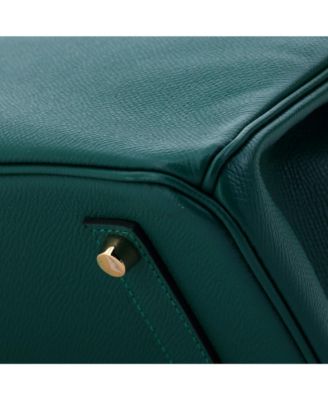 Birkin 35 Handbag Green Epsom with Gold Hardware