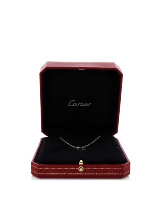  2 Diamonds Love Pendant Necklace 18K White Gold with Diamonds, 16.25"