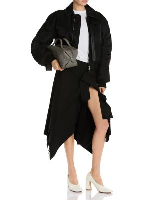 Gioco Intrecciato Woven Leather Handbag