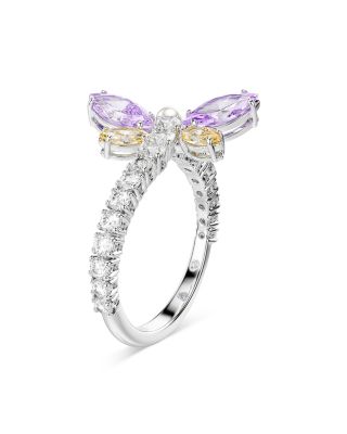 Ariana Grande x Swarovski Crystal, Cubic Zirconia & Imitation Pearl Dragonfly Ring